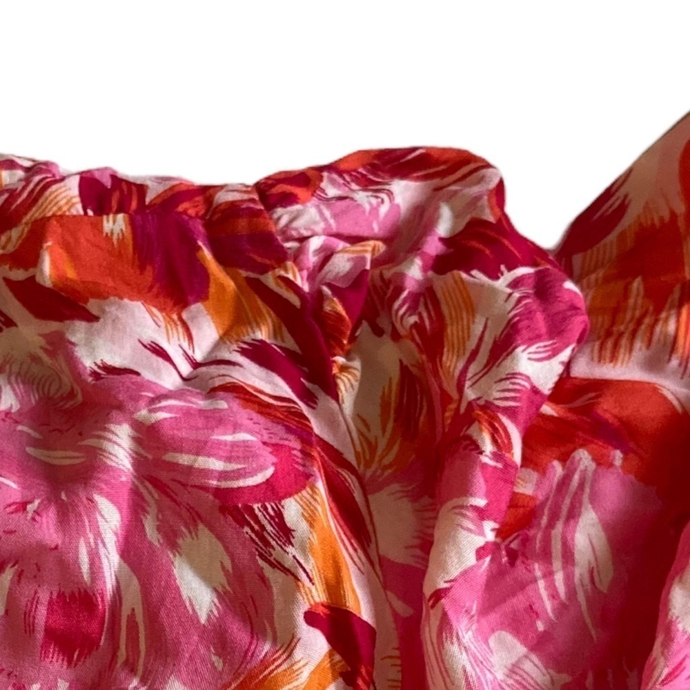 Esther & Co Mallarey Floral Midi Dress Size 6 NWT Pink Red Wedding Guest - Picture 13 of 16